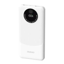 DUDAO Powerbank K12 10000mAh USB-A USB-C PD 22.5W - biały