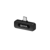 BOYA Zestaw mikrofonów bezprzewodowych 120dB 2.4GHz USB-C - czarny