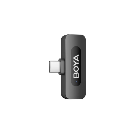 BOYA Zestaw mikrofonów bezprzewodowych 120dB 2.4GHz USB-C - czarny