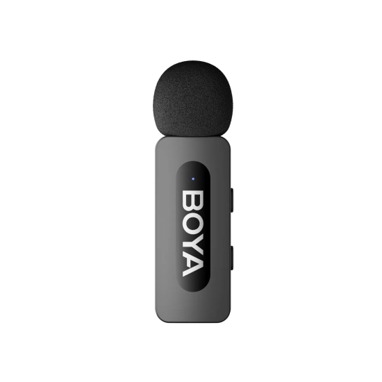 BOYA Zestaw mikrofonów bezprzewodowych 120dB 2.4GHz USB-C - czarny