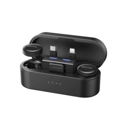 BOYA Zestaw mikrofonów bezprzewodowych z etui AI 2.4GHz USB-C