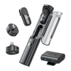 BOYA Zestaw mikrofonów bezprzewodowych 4w1 2.4GHz USB-C MAGIC-02 - czarny