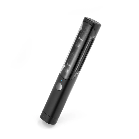 BOYA Zestaw mikrofonów bezprzewodowych 4w1 2.4GHz USB-C MAGIC-03 - czarny