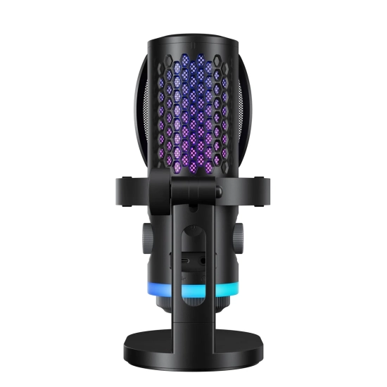 BOYA Mikrofon gamingowy przewodowy USB-C RGB ENC - czarny