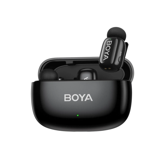BOYA Zestaw mikrofonów bezprzewodowych z etui mini 2-02 2.4GHz USB-C