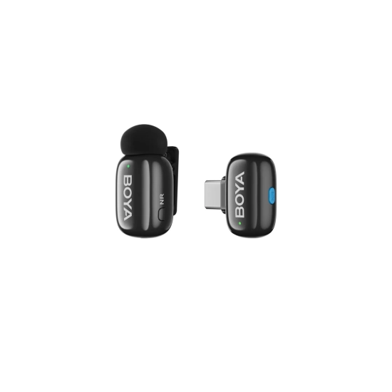 BOYA Zestaw mikrofonów bezprzewodowych z etui mini 2-02 2.4GHz USB-C