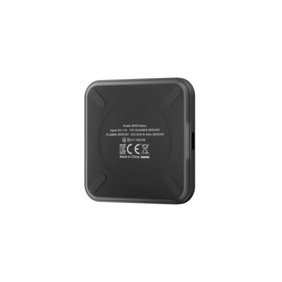 BOYA Rejestrator głosu z transkrypcją AI 64GB 610mAh - czarny