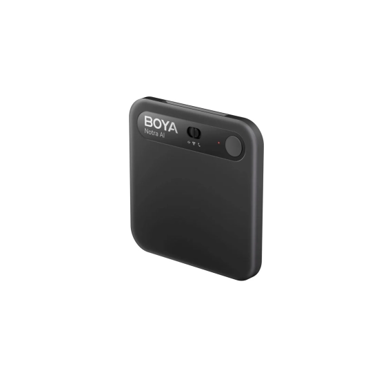 BOYA Rejestrator głosu z transkrypcją AI 64GB 610mAh - czarny