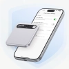 BOYA Rejestrator głosu z transkrypcją AI 64GB 610mAh - srebrny