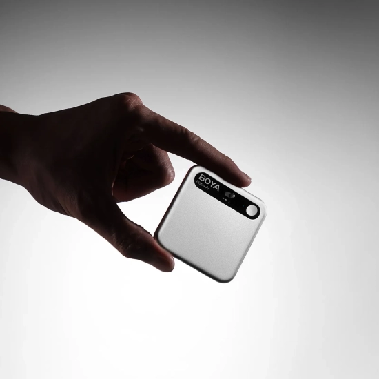 BOYA Rejestrator głosu z transkrypcją AI 64GB 610mAh - srebrny
