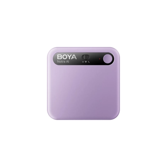 BOYA Rejestrator głosu z transkrypcją AI 64GB 610mAh - fioletowy
