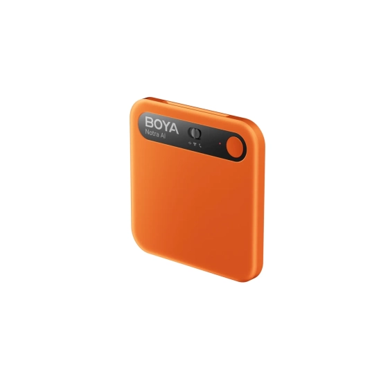 BOYA Rejestrator głosu z transkrypcją AI 64GB 610mAh - pomarańczowy