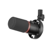 BOYA Mikrofon dynamiczny gamingowy przewodowy USB XLR RGB - czarny