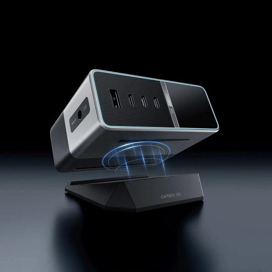 CUKTECH Stacja ładująca 5w1 z wyświetlaczem cyfrowym USB-A USB-C 300W