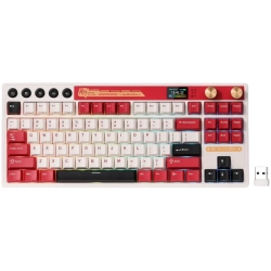 Klawiatura Royal Kludge M87 Famicom Cream Switch