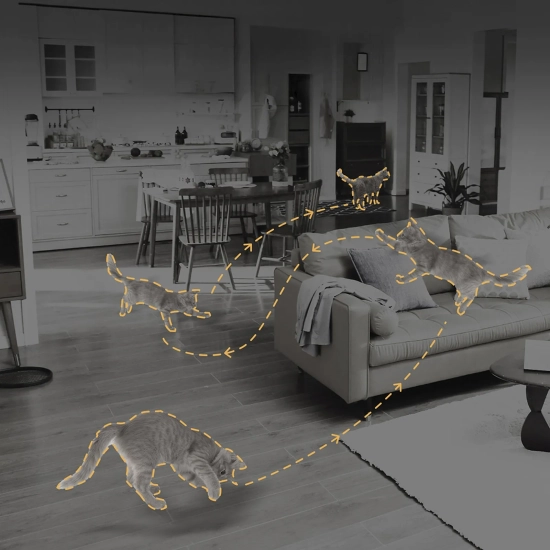Dreame Kamera wewnętrzna do monitoringu 2K IR Wi-Fi Bluetooth - biała