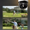 Dreame Kamera zewnętrzna 360 z panelem solarnym 4K 8MP 2.4GHz WiFi