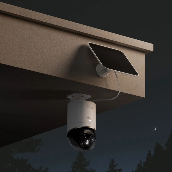 Dreame Kamera zewnętrzna 360 z panelem solarnym 4K 8MP 2.4GHz WiFi