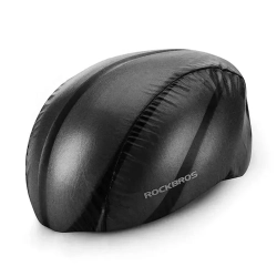 ROCKBROS Pokrowiec przeciwdeszczowy na kask rowerowy czarny