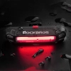 ROCKBROS Lampka rowerowa tylna pod siodełko czerwona wodoodporna USB-A