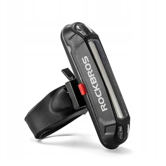 ROCKBROS Lampka rowerowa tylna pod siodełko czerwona wodoodporna USB-A
