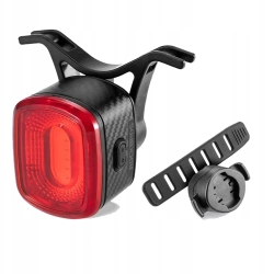 ROCKBROS Lampka rowerowa LED czerwona tylna system hamowania STOP USB-C