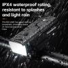 ROCKBROS Lampka rowerowa przednia 260lm + kabel USB-C 4 tryby pracy