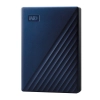 Niebieski zewnętrzny dysk WD My Passport for Mac 5 TB, model WDBA2F0050BBL-WESN.