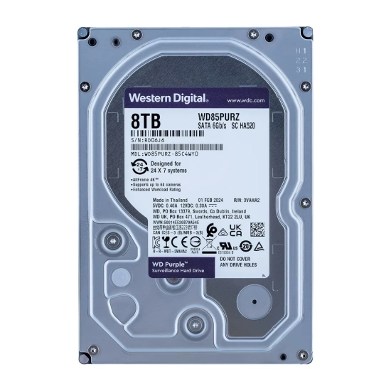 Western Digital Dysk HDD WD Purple WD85PURZ 8 TB