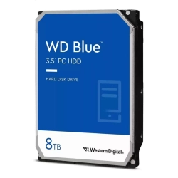 Wewnętrzny dysk HDD Western Digital WD Blue 8 TB, model WD80EAAZ, format 3,5". Wewnętrzny dysk HDD Western Digital WD Blue 8 TB, model WD80EAAZ, format 3,5".