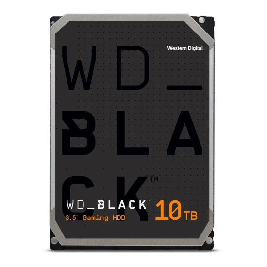 Wewnętrzny dysk HDD Western Digital WD_BLACK 10 TB, model WD102FZBX, format 3,5".