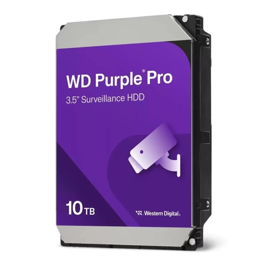 Dysk HDD Western Digital WD Purple Pro WD102PURP 10 TB, format 3,5 cala, interfejs SATA, wariant przeznaczony do zaawans