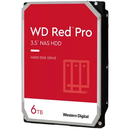 Dysk HDD Western Digital Red Pro WD6005FFBX 6 TB, format 3,5 cala.
