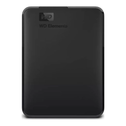 Czarny zewnętrzny dysk WD Elements Portable 6 TB, model WDBHJS0060BBK-WESN.