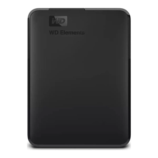 Czarny zewnętrzny dysk WD Elements Portable 6 TB, model WDBHJS0060BBK-WESN.