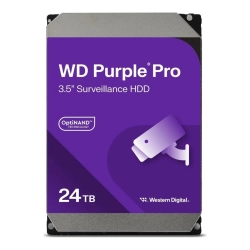 Dysk HDD Western Digital WD Purple Pro WD241PURP 24 TB, format 3,5 cala, interfejs SATA, wariant do inteligentnych syste Dysk HDD Western Digital WD Purple Pro WD241PURP 24 TB, format 3,5 cala, interfejs SATA, wariant do inteligentnych syste