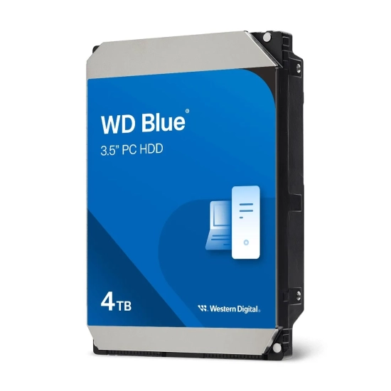 Wewnętrzny dysk HDD Western Digital WD Blue 4 TB, model WD40EZZX, format 3,5".