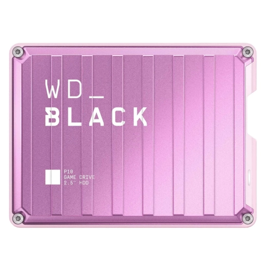 Dysk HDD WD_BLACK P10 6 TB różowy; widoczny dokładny wariant produktu w kolorze Różowy.