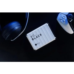 Biały zewnętrzny dysk WD WD_BLACK P10 Game Drive 2 TB, model WDBSYM0020BWT-WESN.