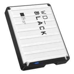 Biały zewnętrzny dysk WD WD_BLACK P10 Game Drive 5 TB, model WDBPSZ0050BWT-WESN.