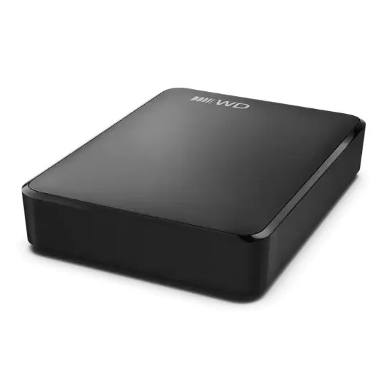 Zewnętrzny dysk HDD WD Elements Portable 5 TB w kolorze czarnym, wariant WDBLSS0050BBK-WESN.