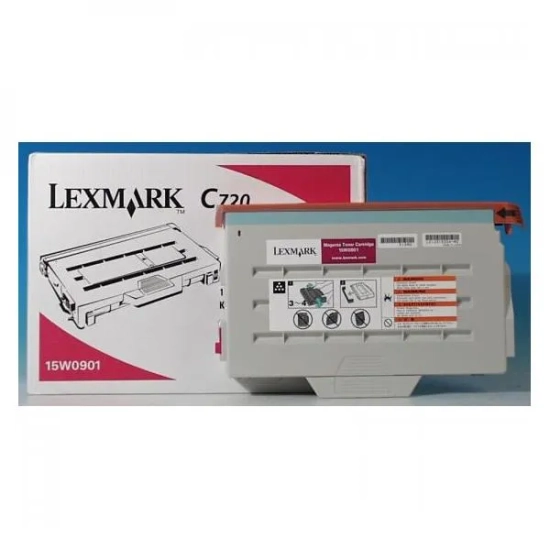 Oryginalny toner Lexmark 15 w 0901, magenta, 7 200 stron