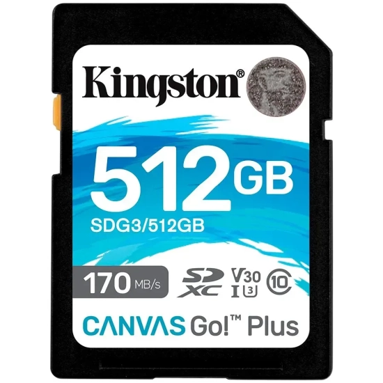 Karta SD Kingston Canvas Go! Plus SDG3/512GB 512 GB