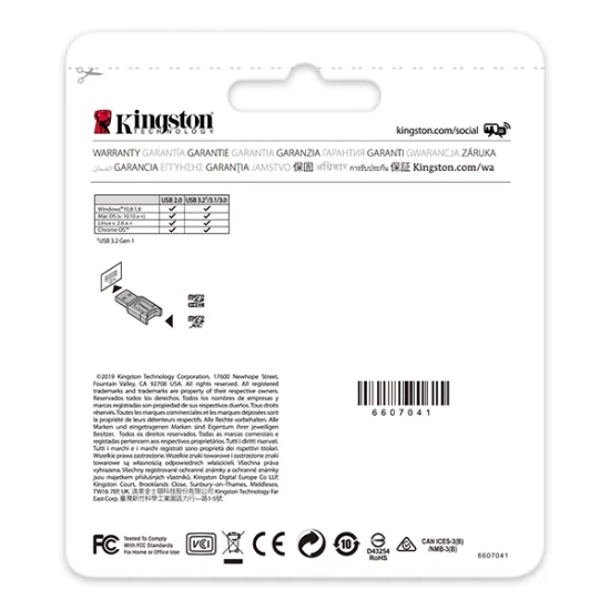 Czytnik kart pamięci Kingston USB 3.0 (3.2 Gen 1) MLPM