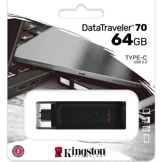 Pendrive Kingston DataTraveler 70 64GB USB-C DT70/64GB