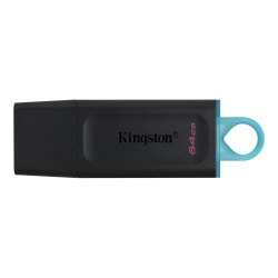 Kingston DataTraveler Exodia 64 GB – pendrive USB-A, wariant Czarno-turkusowy.
