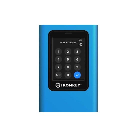 Przenośny dysk SSD Kingston IronKey Vault Privacy 80 1920 GB, model IKVP80ES/1920G, kolor czarny.