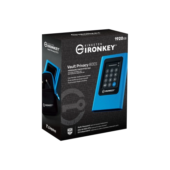 Kingston Dysk zewnętrzny SSD IronKey Vault Privacy 80 1920 GB