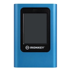 Czarny zewnętrzny dysk Kingston IronKey Vault Privacy 80 960 GB, model IKVP80ES/960G.