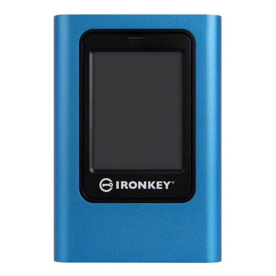 Czarny zewnętrzny dysk Kingston IronKey Vault Privacy 80 960 GB, model IKVP80ES/960G.